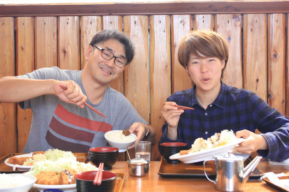 相馬牛のメンチ定食を食べました